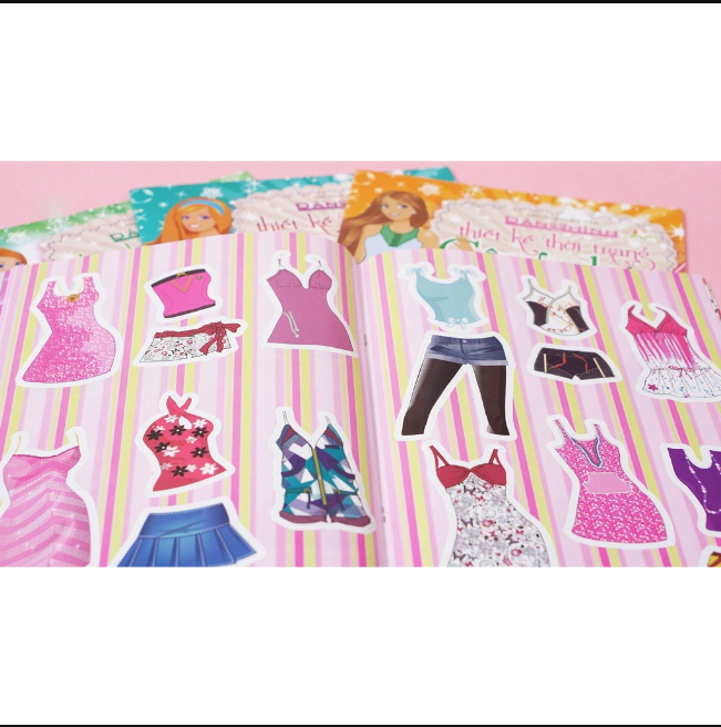 bộ dán hình thiết kế thời trang công chúa - tập 2 - Ảnh 7