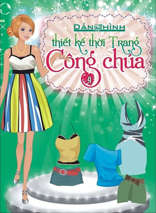 bộ dán hình thiết kế thời trang công chúa - tập 4 - Ảnh 2