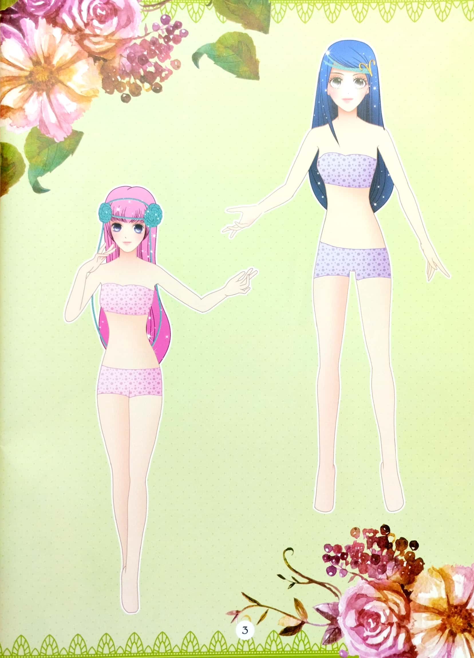 bộ dán hình trang phục công chúa 2 - công chúa duyên dáng - Ảnh 5