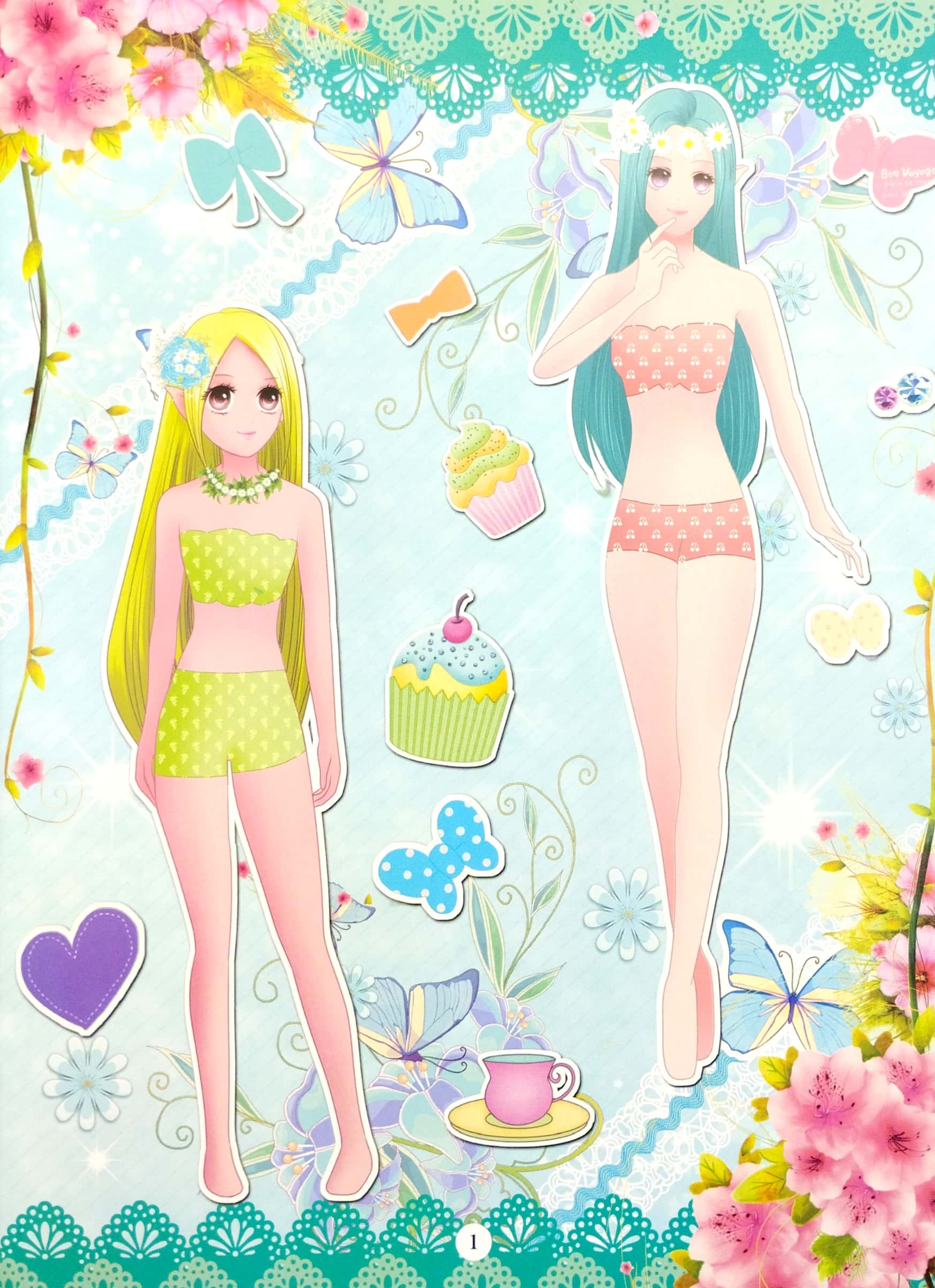 bộ dán hình trang phục công chúa 3 - công chúa đáng yêu - Ảnh 3