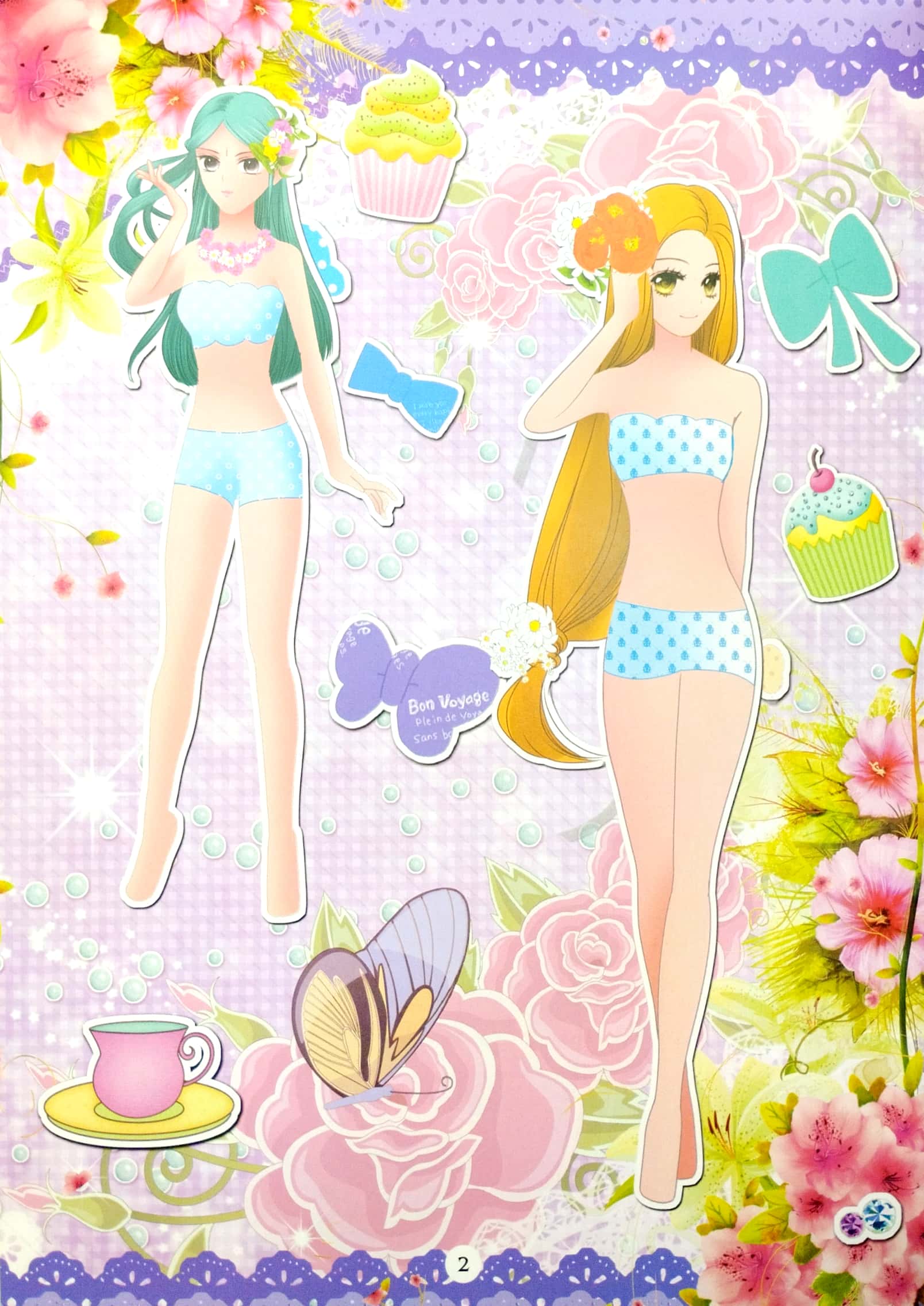 bộ dán hình trang phục công chúa 3 - công chúa đáng yêu - Ảnh 4