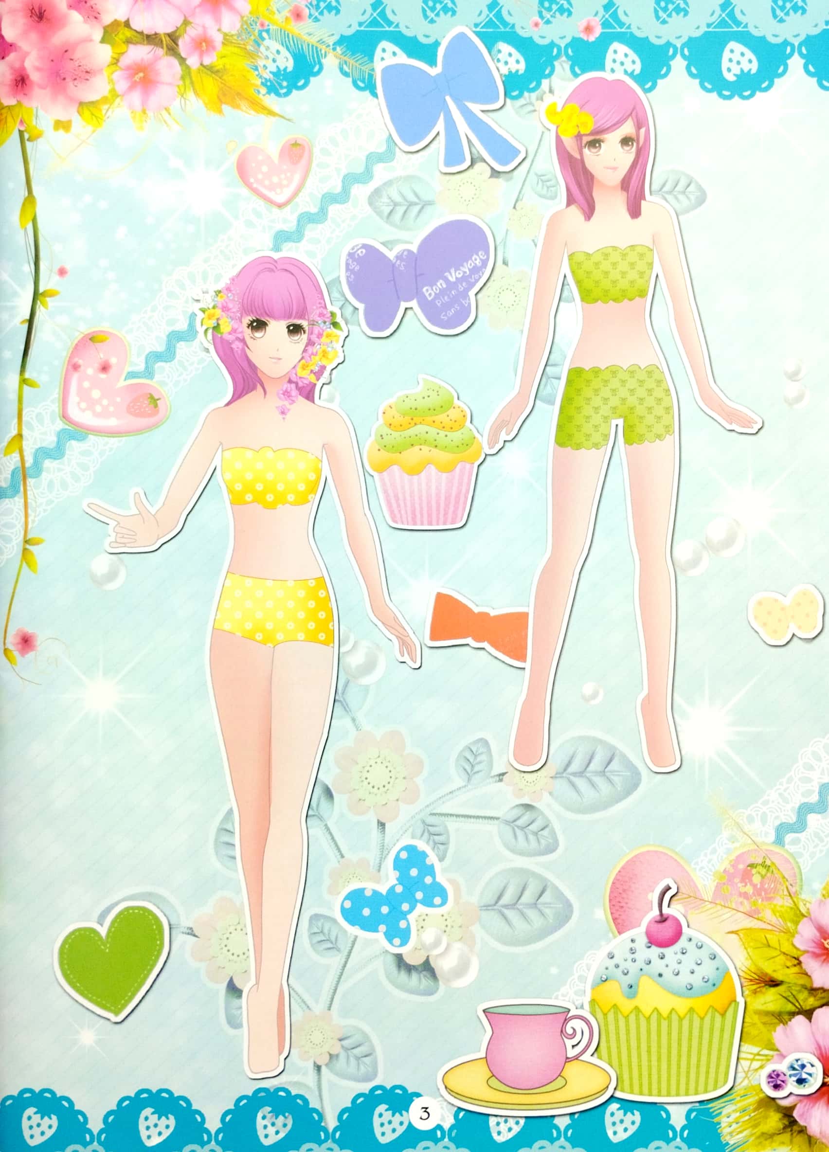 bộ dán hình trang phục công chúa 3 - công chúa đáng yêu - Ảnh 5