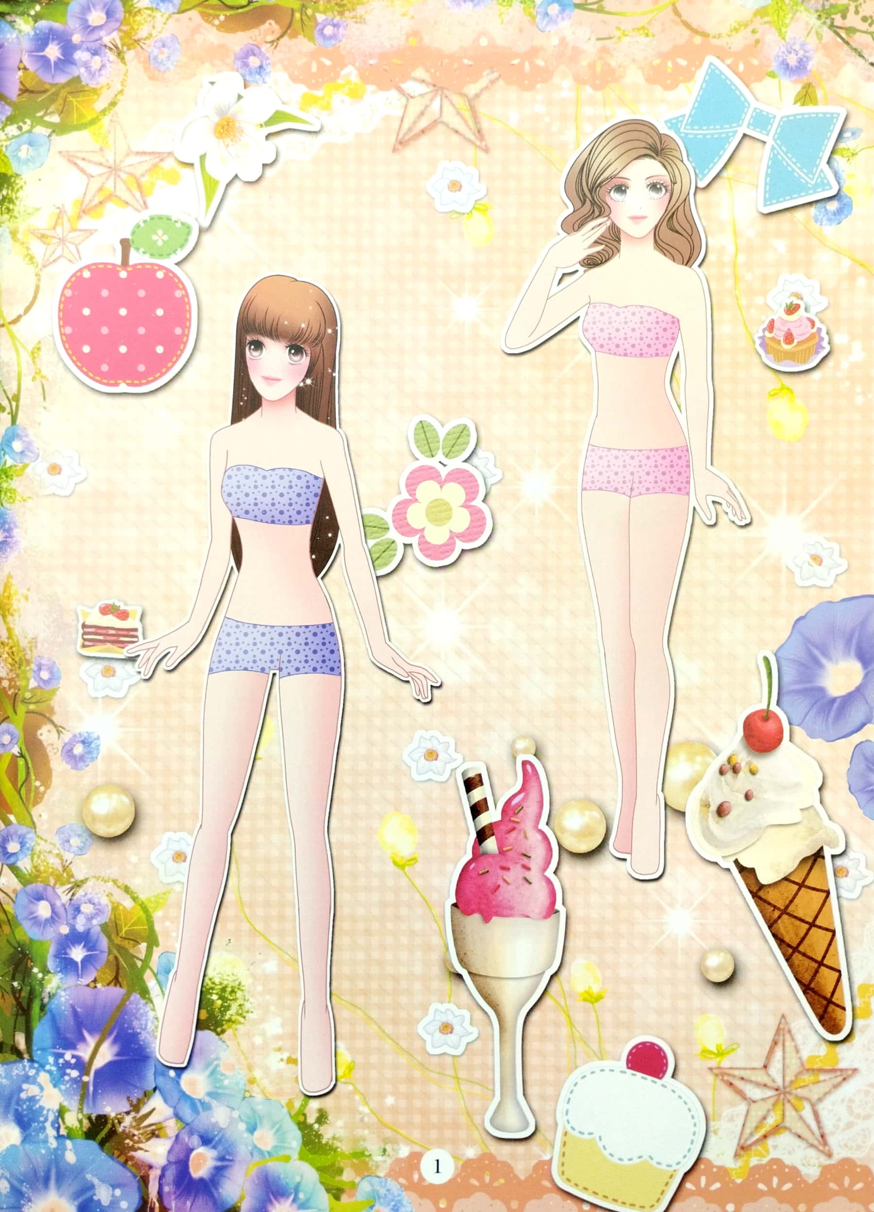 bộ dán hình trang phục công chúa 4 - công chúa sành điệu - Ảnh 3