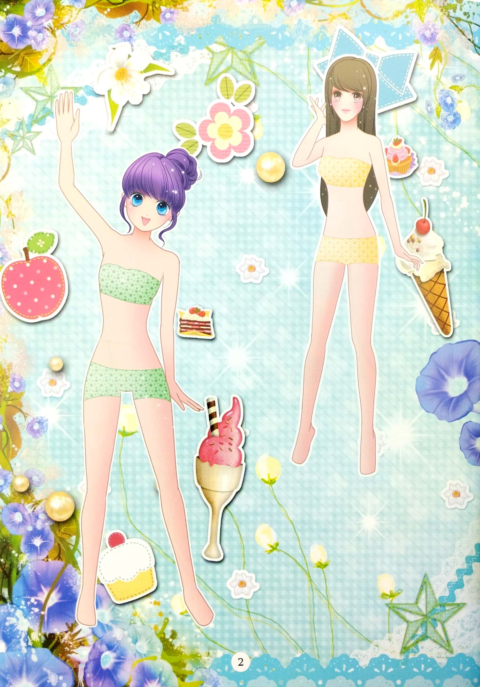 bộ dán hình trang phục công chúa 4 - công chúa sành điệu - Ảnh 4