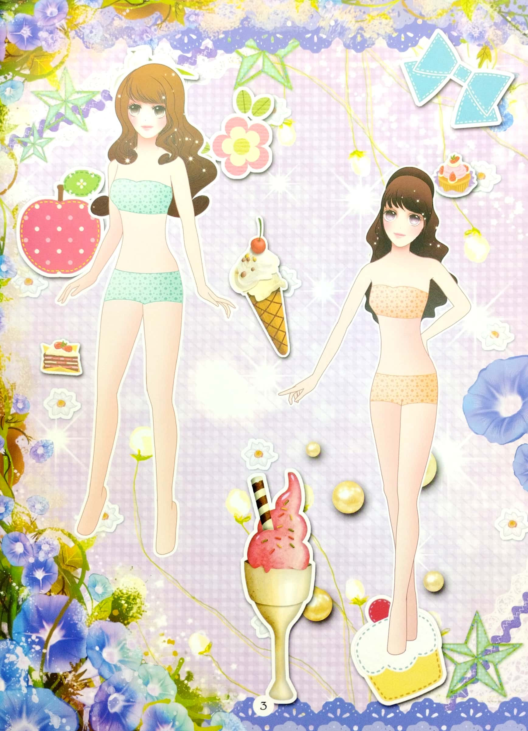 bộ dán hình trang phục công chúa 4 - công chúa sành điệu - Ảnh 5