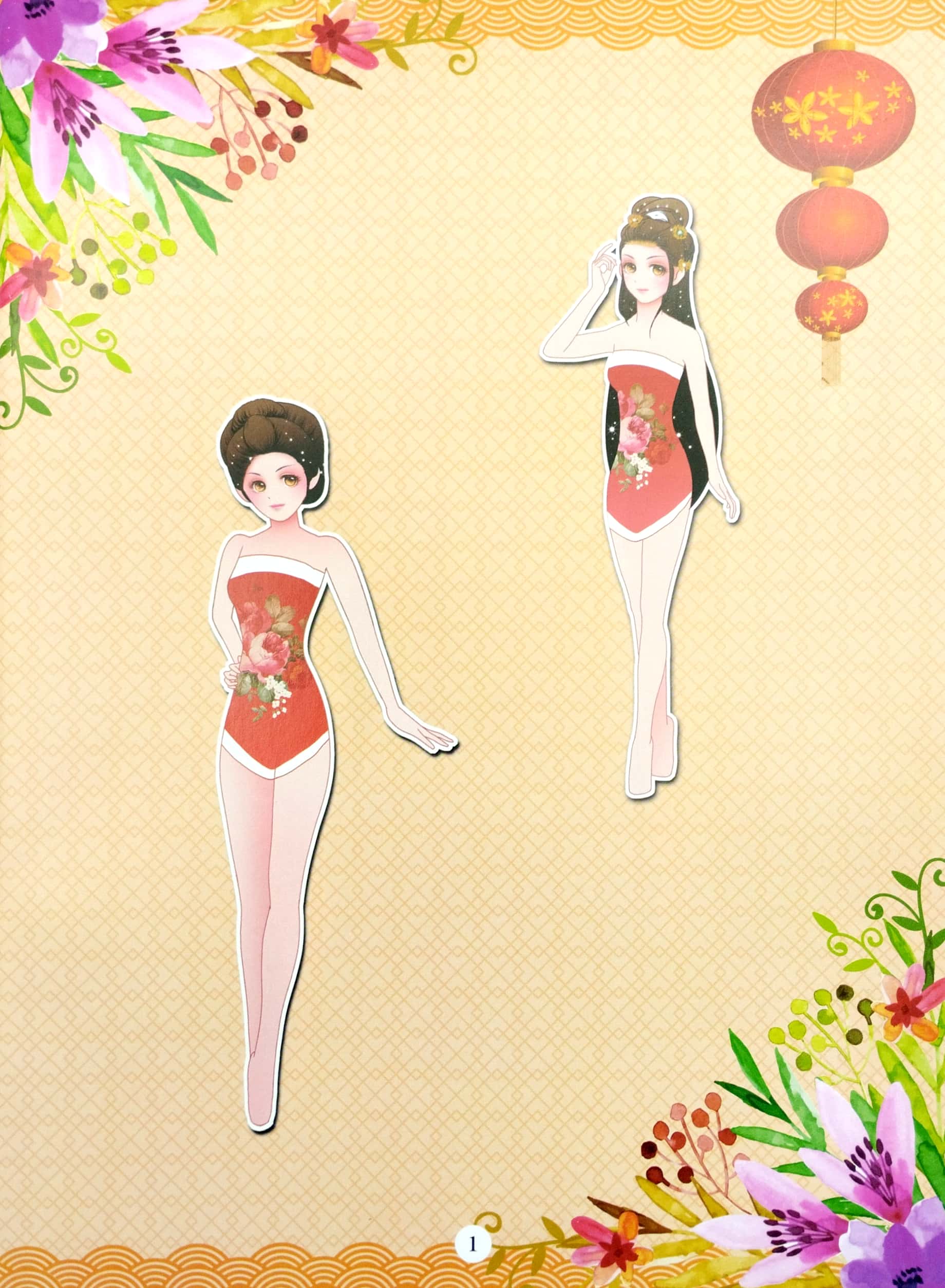 bộ dán hình trang phục công chúa 5 - công chúa hiền thục - Ảnh 3