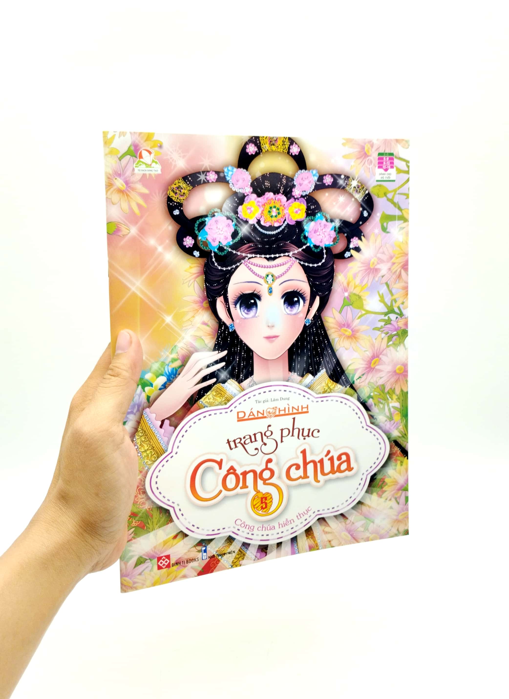 bộ dán hình trang phục công chúa 5 - công chúa hiền thục - Ảnh 7