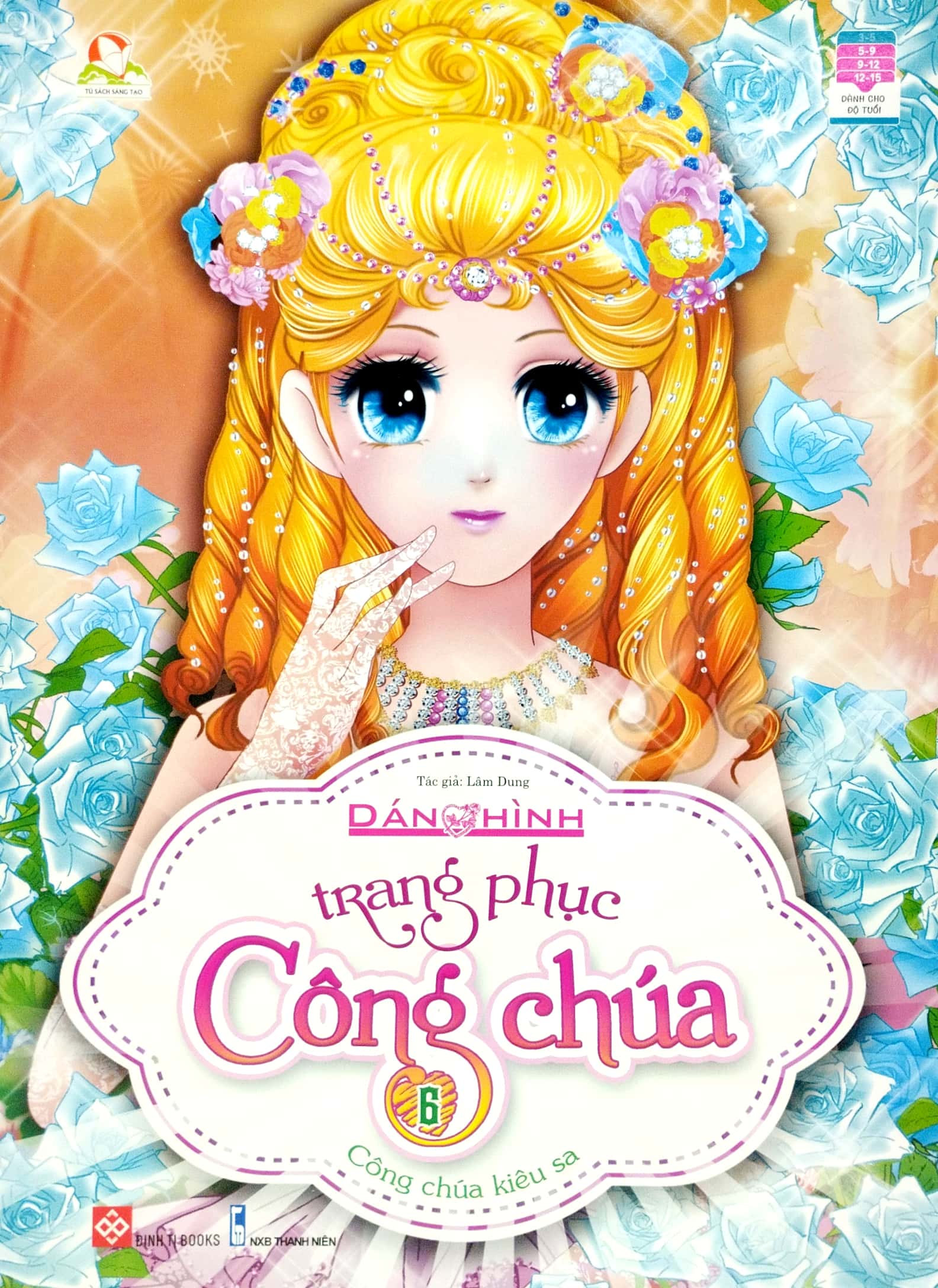 bộ dán hình trang phục công chúa 6 - công chúa kiêu sa - Ảnh 2