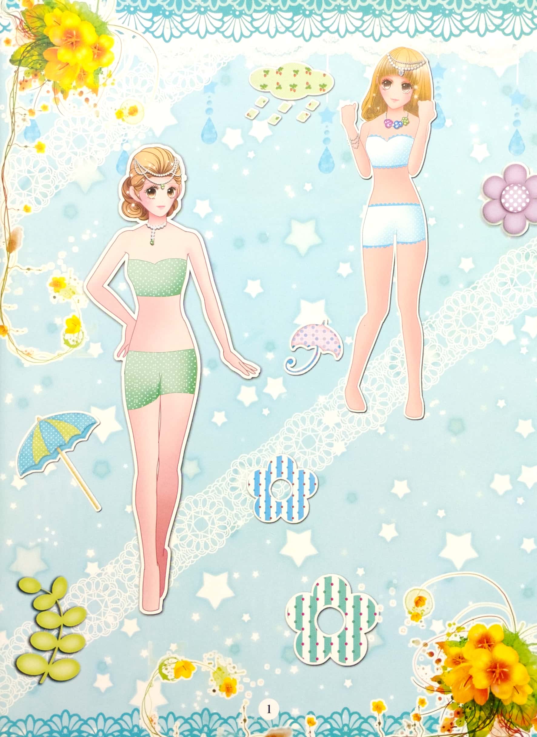 bộ dán hình trang phục công chúa 6 - công chúa kiêu sa - Ảnh 3