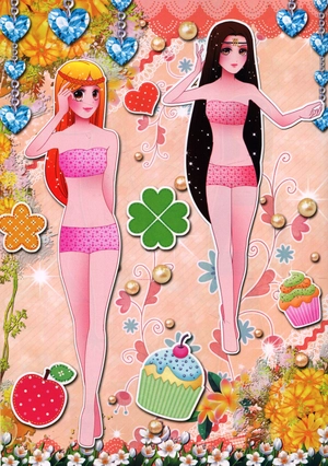 bộ dán hình trang phục công chúa - tập 2 - công chúa duyên dáng - Ảnh 4