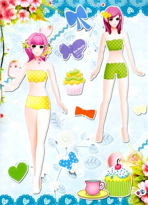 bộ dán hình trang phục công chúa - tập 3 - công chúa đáng yêu - Ảnh 5