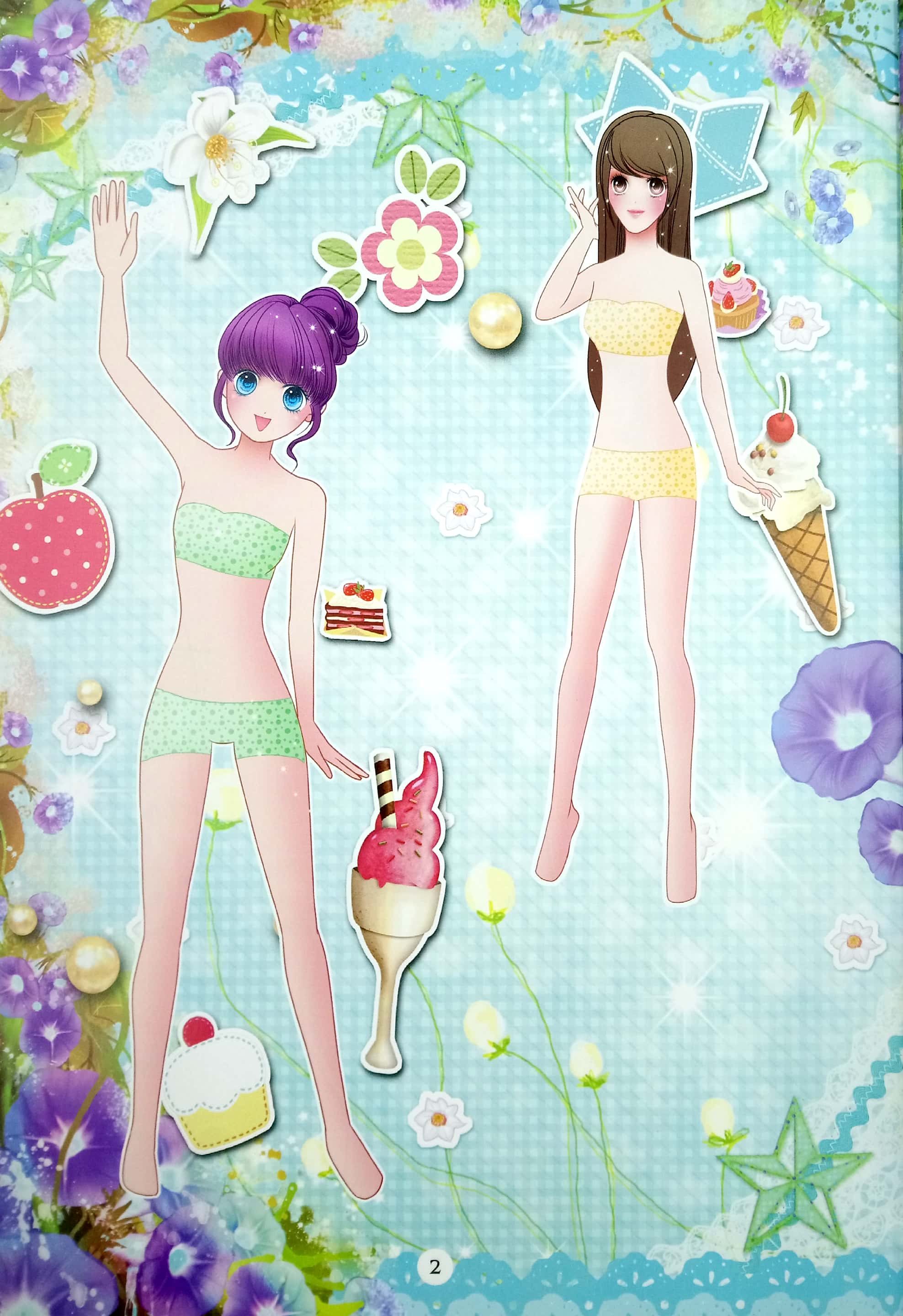 bộ dán hình trang phục công chúa - tập 4 - công chúa sành điệu - Ảnh 3