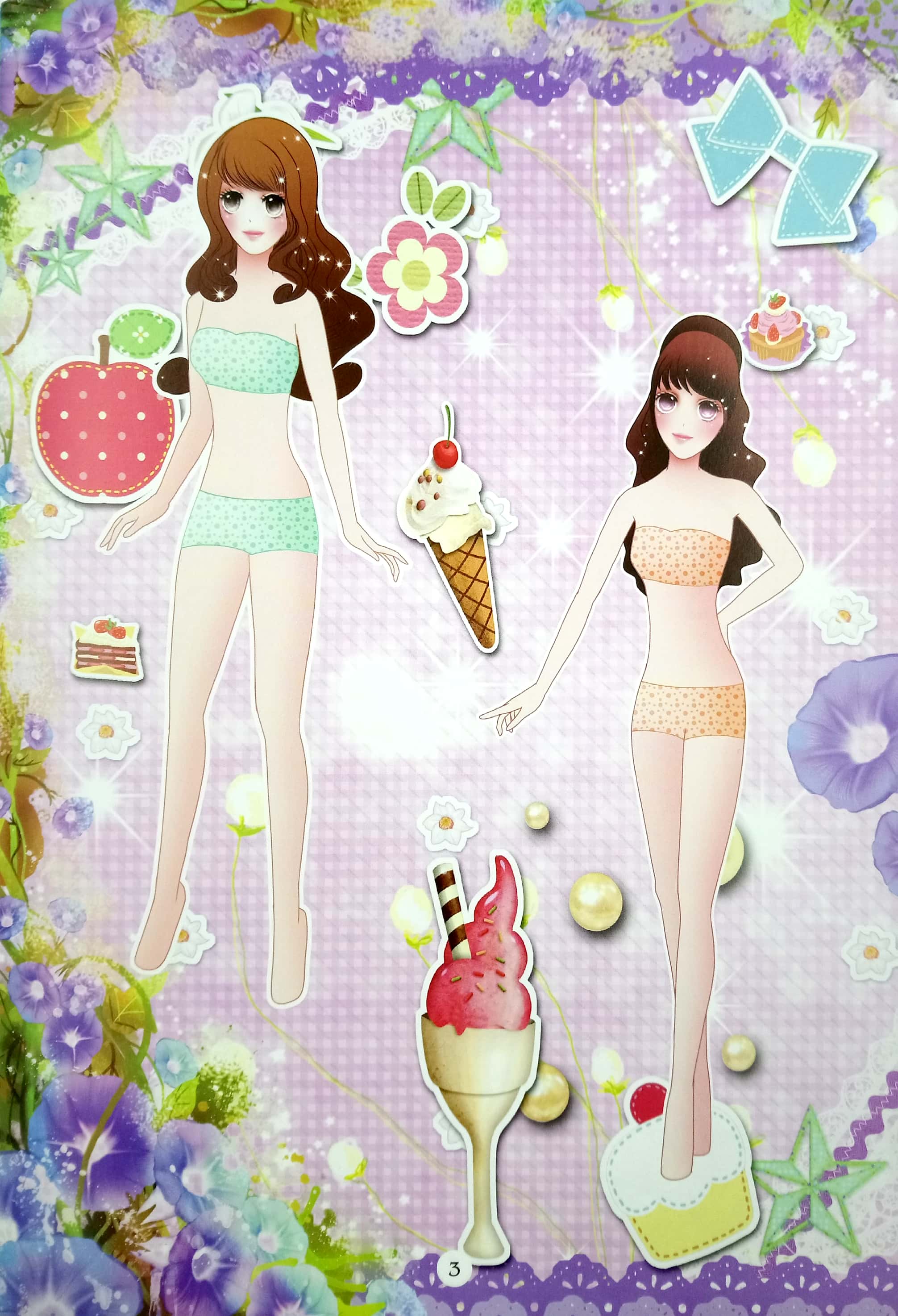 bộ dán hình trang phục công chúa - tập 4 - công chúa sành điệu - Ảnh 4