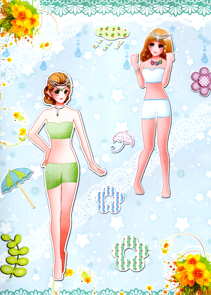 bộ dán hình trang phục công chúa - tập 6 - công chúa kiêu sa - Ảnh 4