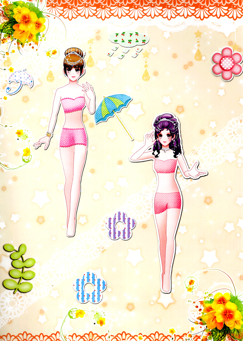 bộ dán hình trang phục công chúa - tập 6 - công chúa kiêu sa - Ảnh 6