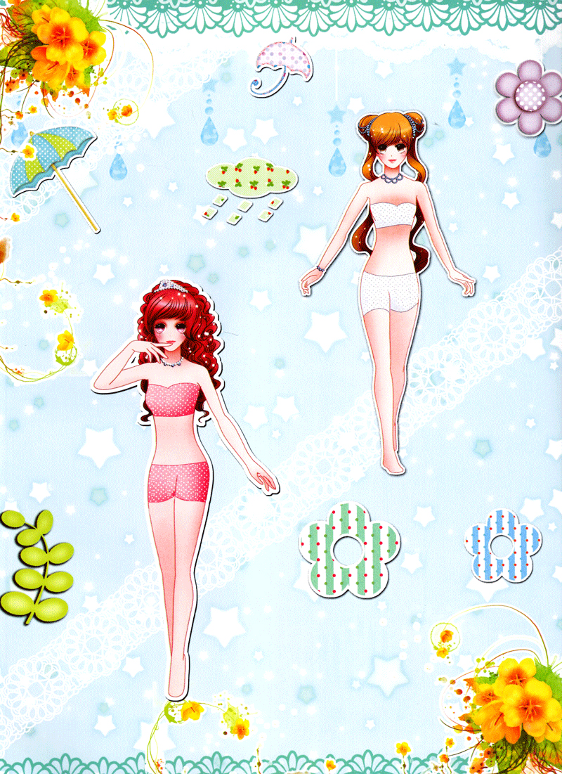 bộ dán hình trang phục công chúa - tập 6 - công chúa kiêu sa - Ảnh 7