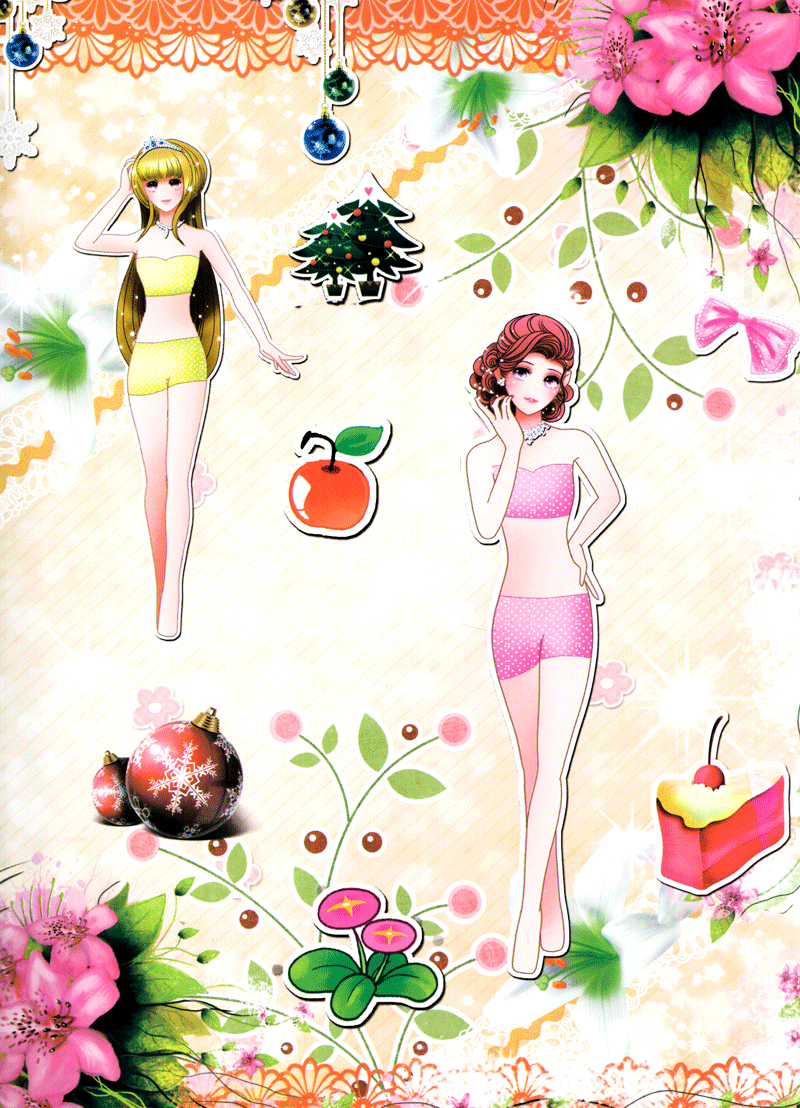 bộ dán hình trang phục công chúa - tập 6 - công chúa kiêu sa - Ảnh 8