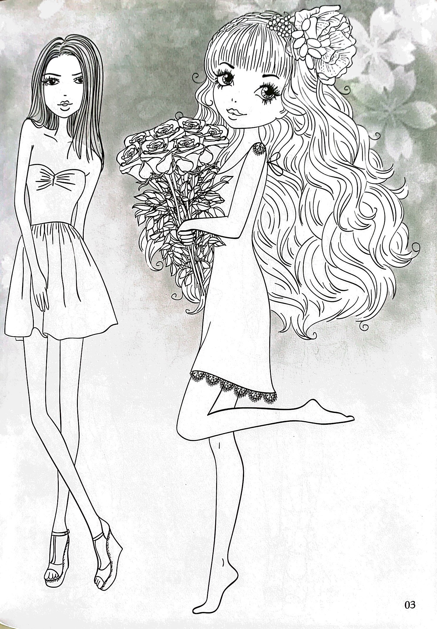 bộ dán hình và tô màu - fashion nhà thiết kế thời trang 1 - Ảnh 4