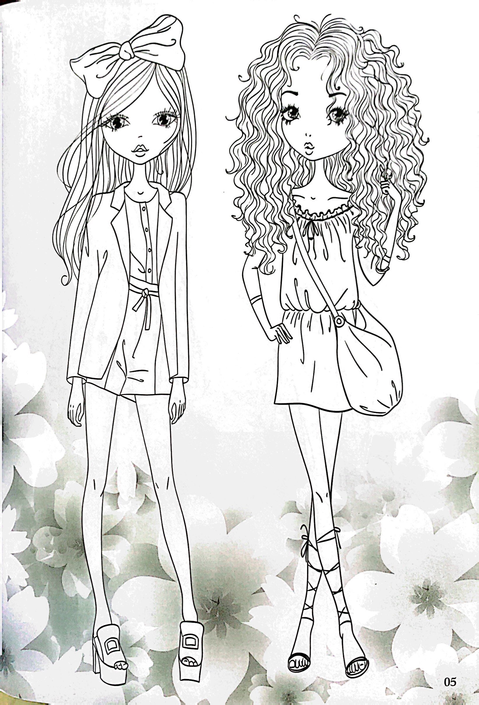 bộ dán hình và tô màu - fashion nhà thiết kế thời trang 1 - Ảnh 6