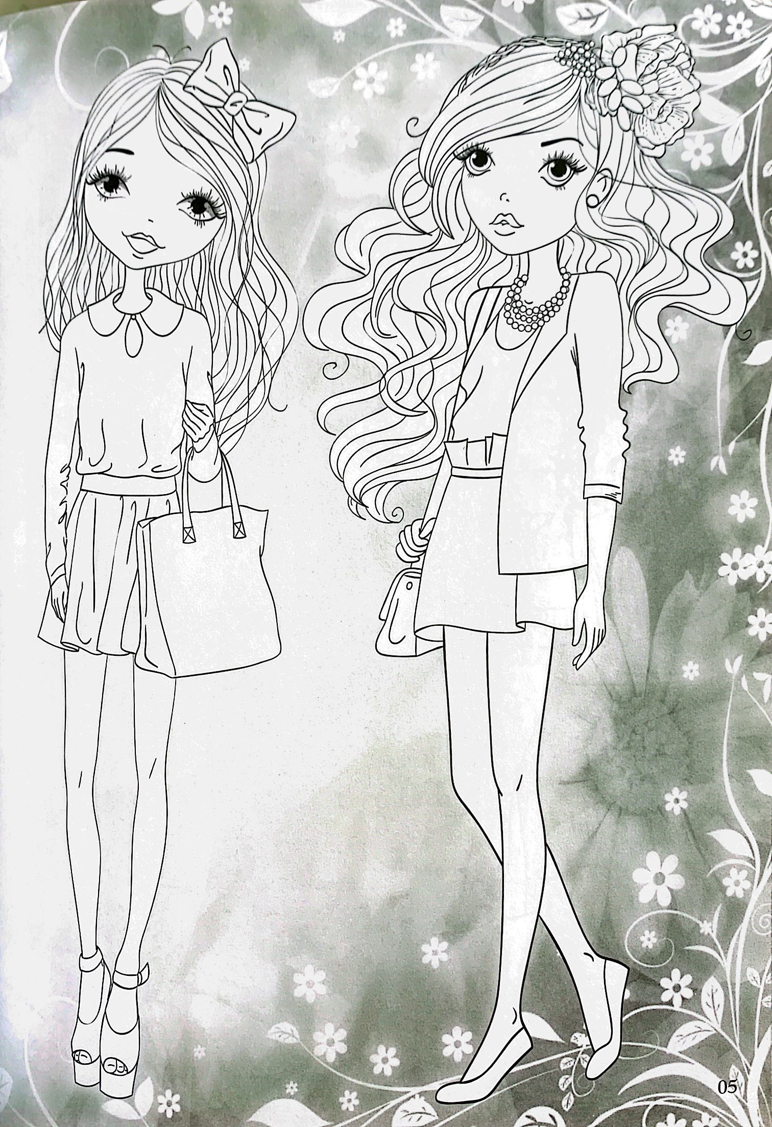 bộ dán hình và tô màu - fashion nhà thiết kế thời trang 3 - Ảnh 6