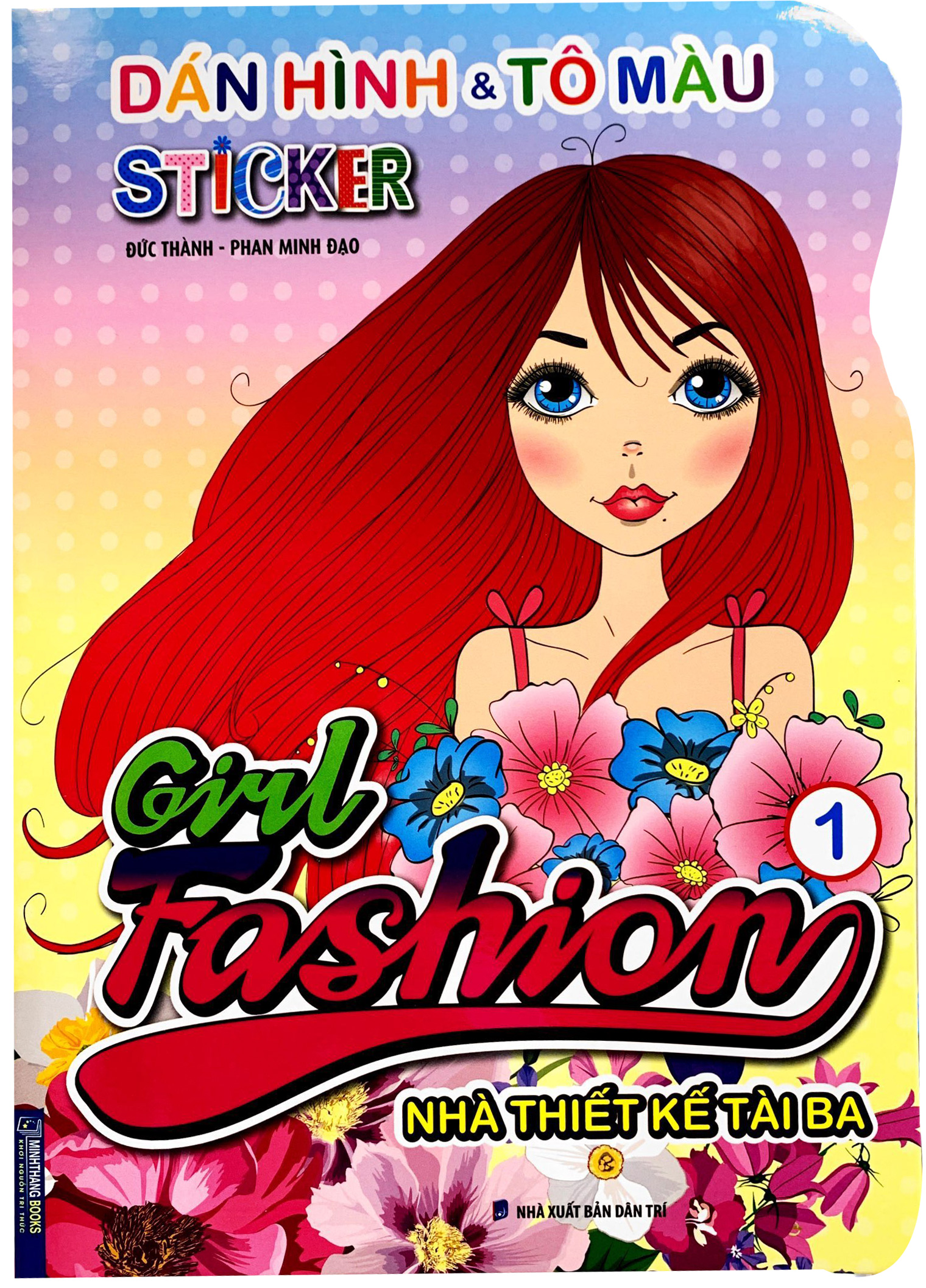 bộ dán hình và tô màu sticker - girl fashion - nhà thiết kế tài ba - tập 1 - Ảnh 2