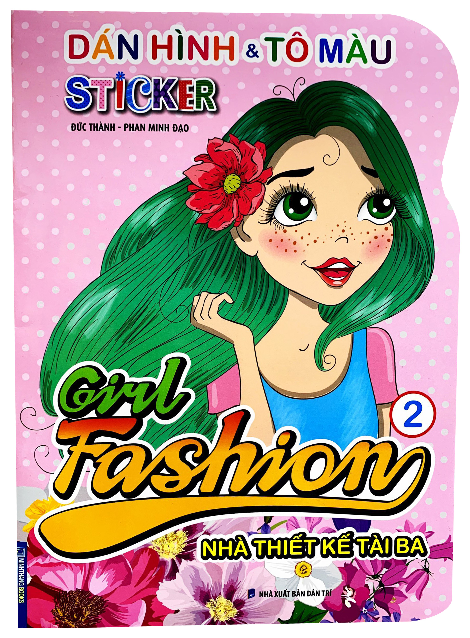 bộ dán hình và tô màu sticker - girl fashion - nhà thiết kế tài ba - tập 2 - Ảnh 2