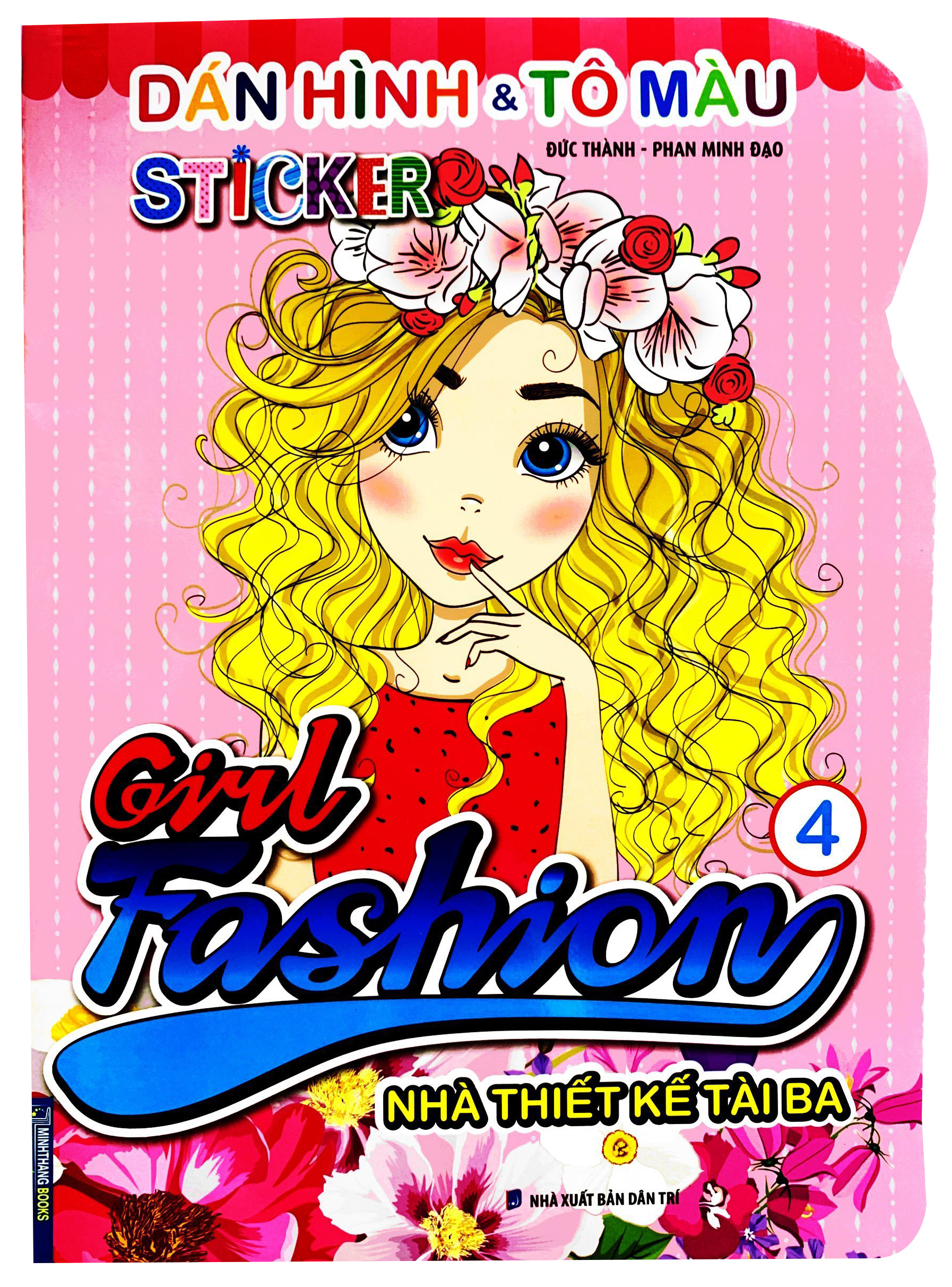 bộ dán hình và tô màu sticker - girl fashion - nhà thiết kế tài ba - tập 4 - Ảnh 2