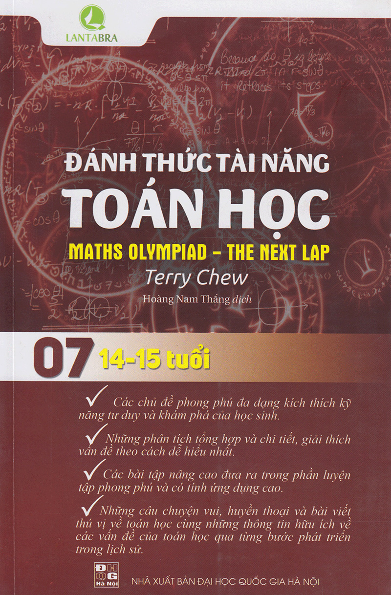 bộ đánh thức tài năng toán học - math olympiad-the next lap - tập 7 (14-15 tuổi) (tái bản 2023) - Ảnh 2