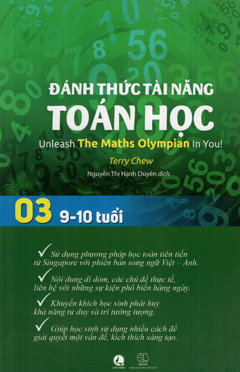 bộ đánh thức tài năng toán học - unleash the maths olympian in you! - tập 3 (9-10 tuổi) (tái bản 2023) - Ảnh 2