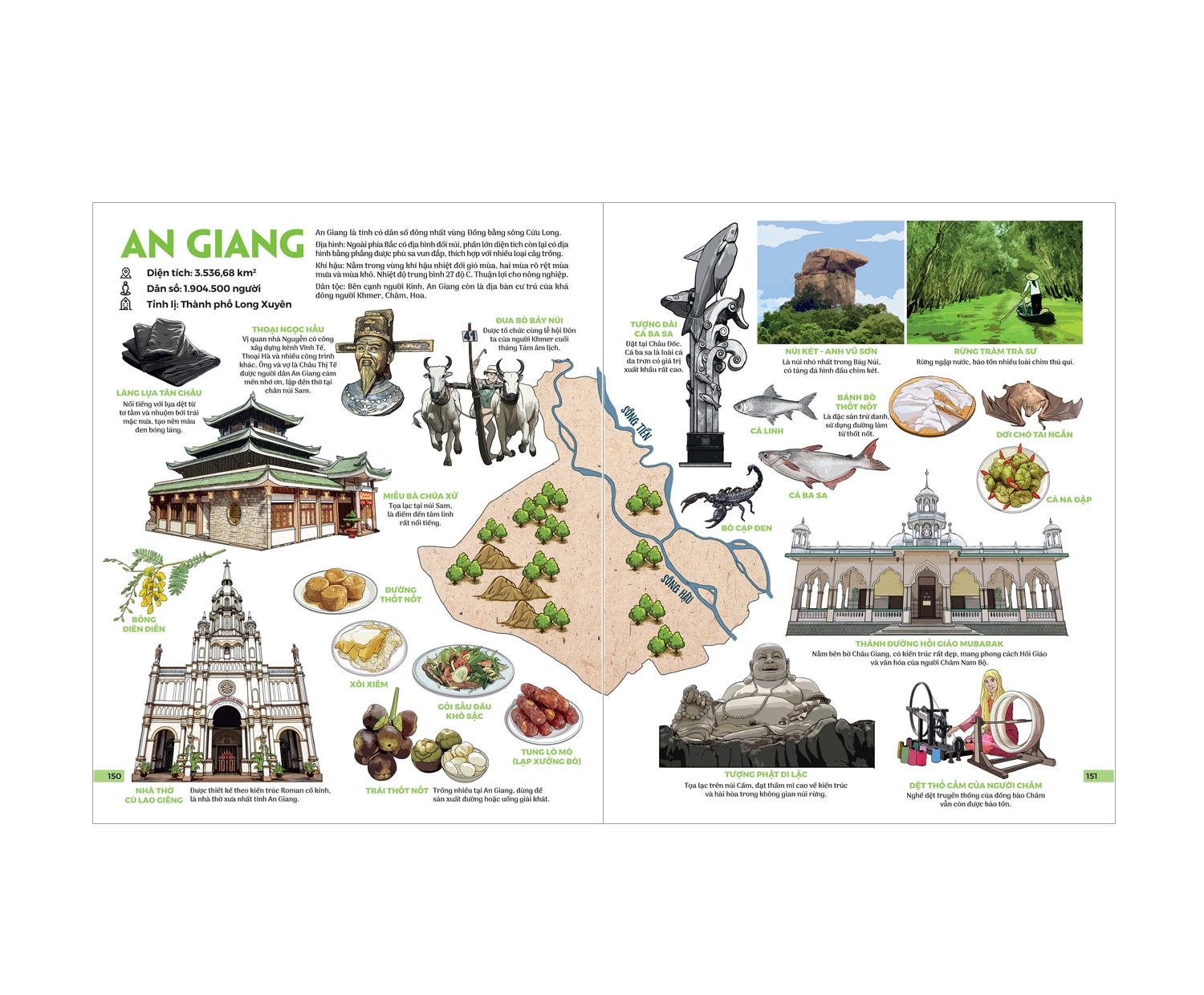 Bo
						
										
										Dat Nuoc Gam Hoa - Atlas Viet Nam - An Ban Luu Dau 63 Tinh Thanh - Bia Cung - Ảnh 16