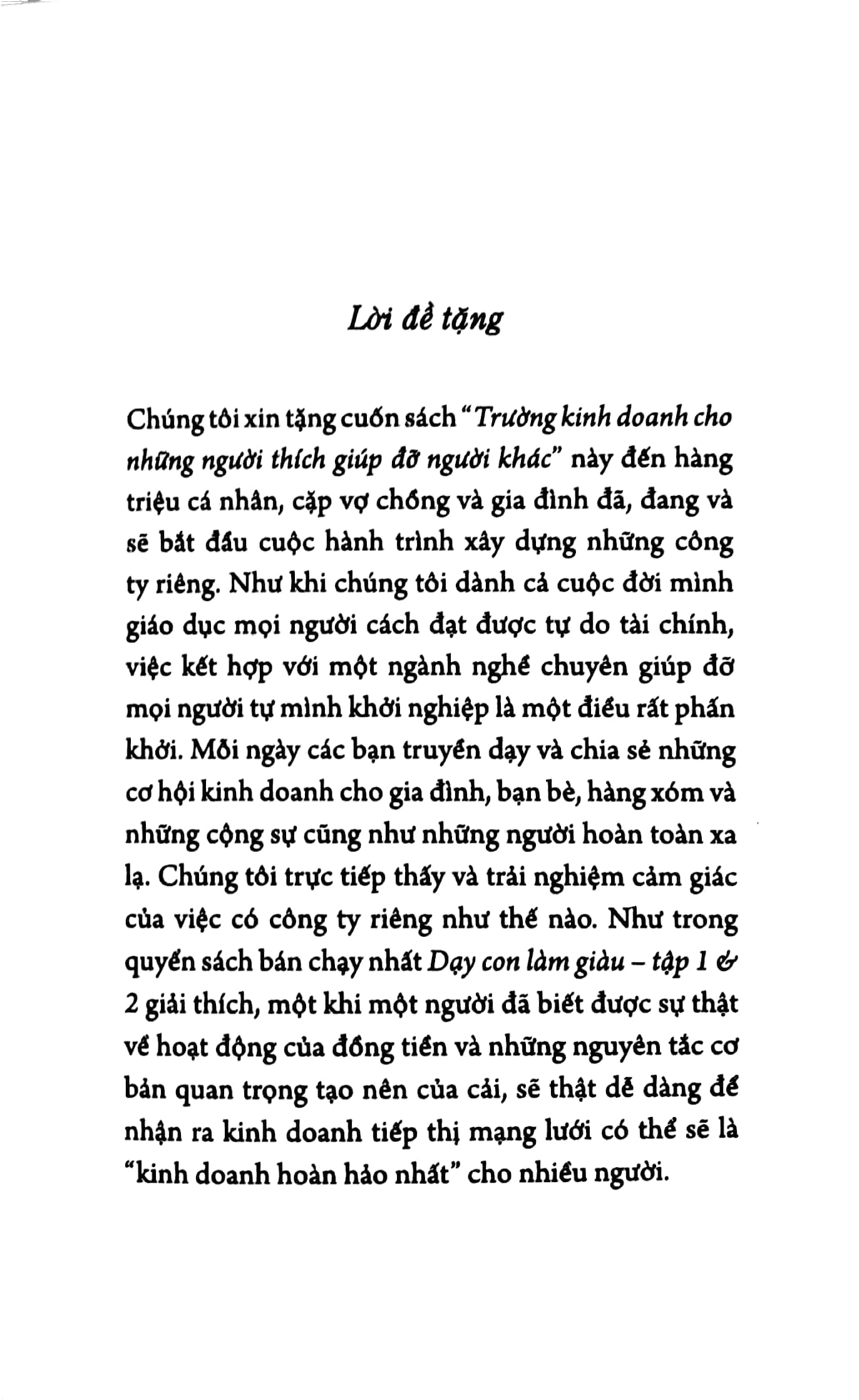 bộ dạy con làm giàu 11 - trường dạy kinh doanh cho những người thích giúp đỡ người khác (2022) - Ảnh 2