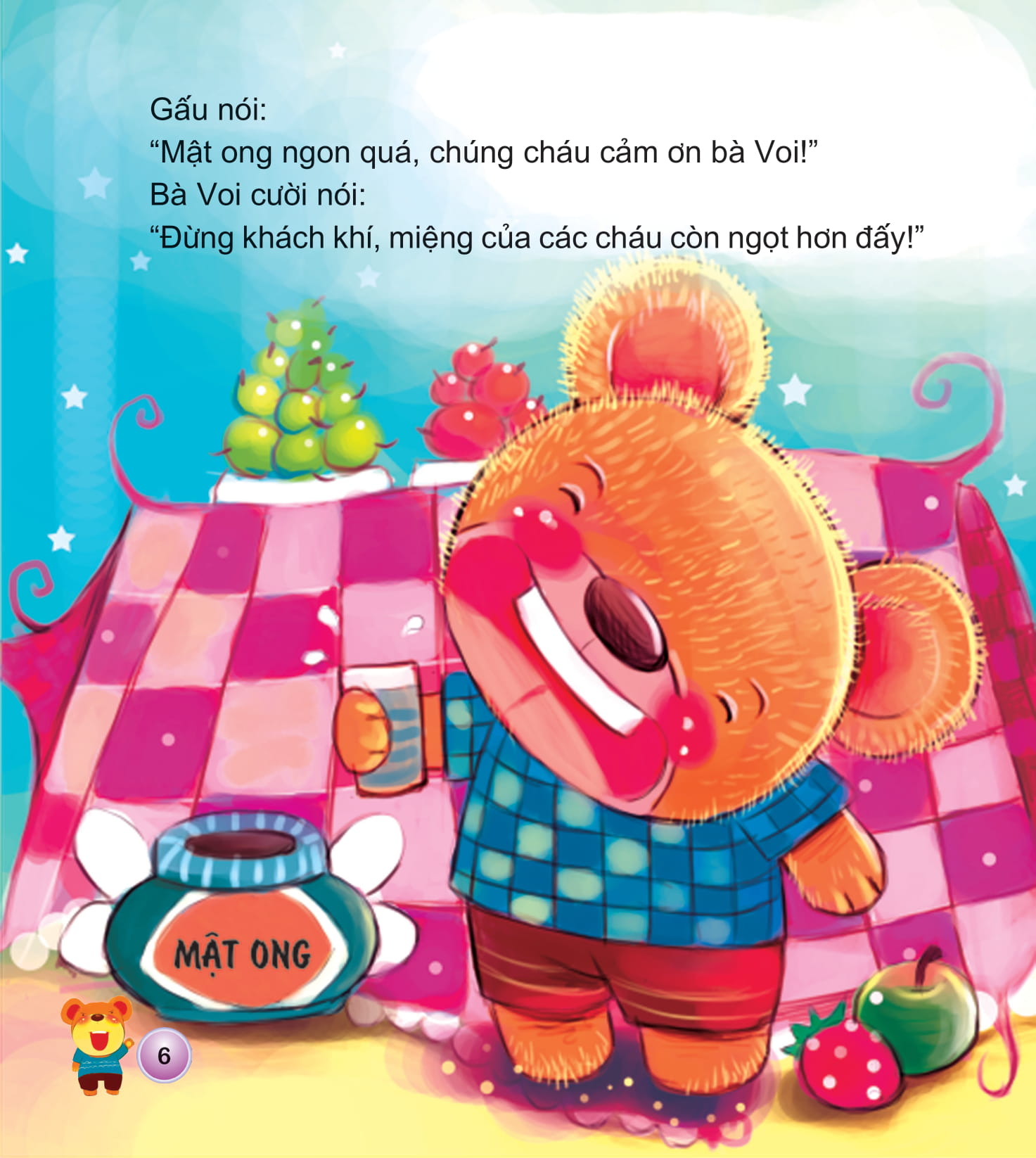 bộ dạy trẻ biết lễ phép lịch sự 1 - hái quả (tái bản 2018) - Ảnh 5