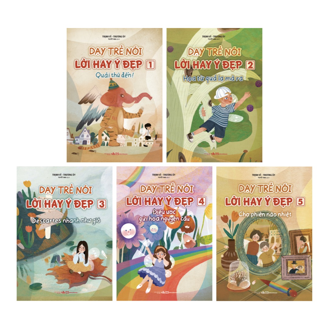 Bộ Dạy Trẻ Nói Lời Hay Ý Đẹp - Quyển 1 - 5 (Bộ Túi 5 Cuốn) - Ảnh 2