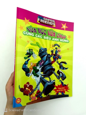 bộ dc. super friends - vừa học vừa chơi cùng các siêu anh hùng t4 (tặng kèm đề can bóc dán) - Ảnh 8