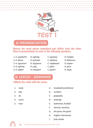 bộ đề bồi dưỡng học sinh giỏi tiếng anh toàn diện lớp 6 - Ảnh 10