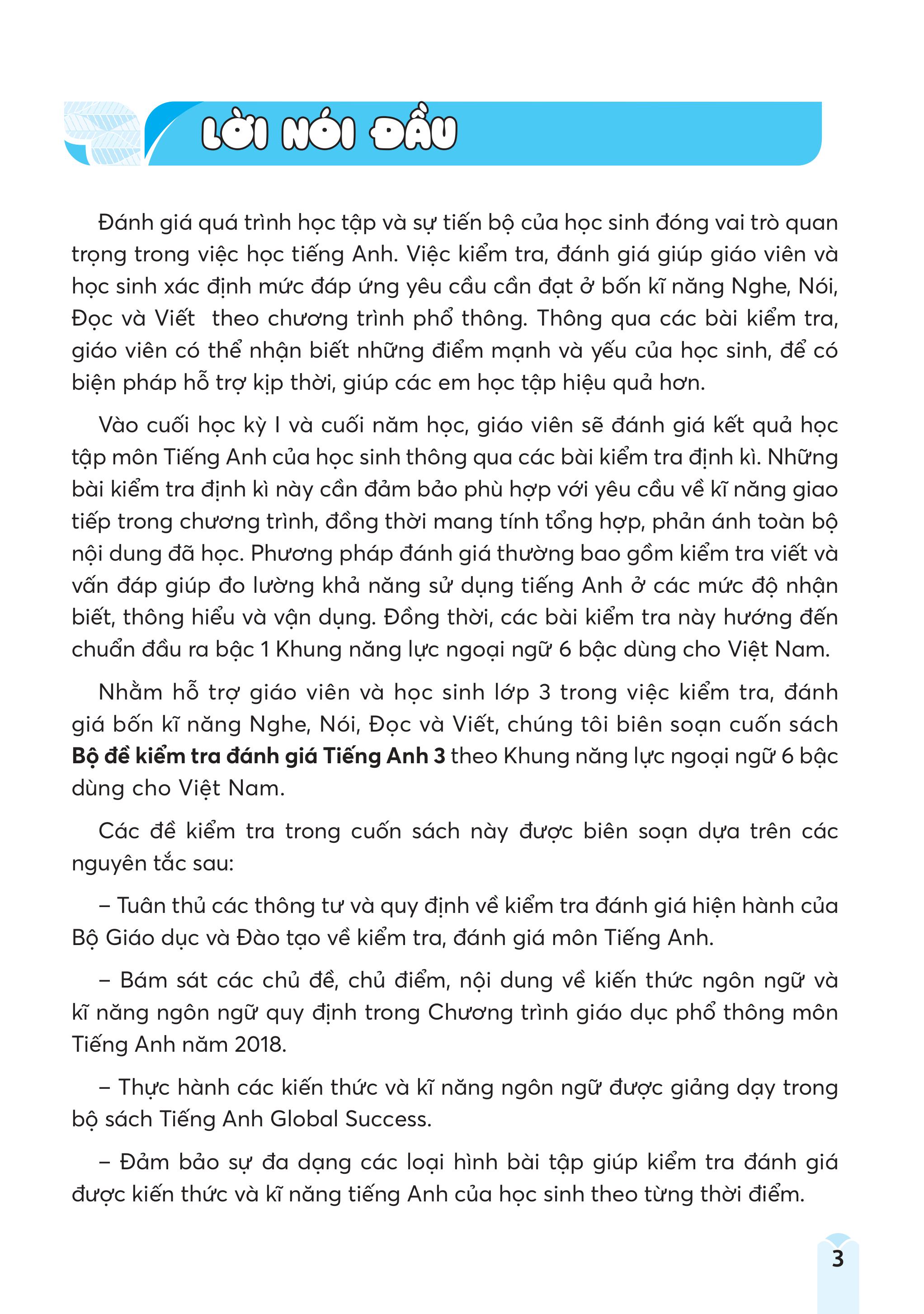 Bộ Đề Kiểm Tra, Đánh Giá Tiếng Anh 3 - Ảnh 4