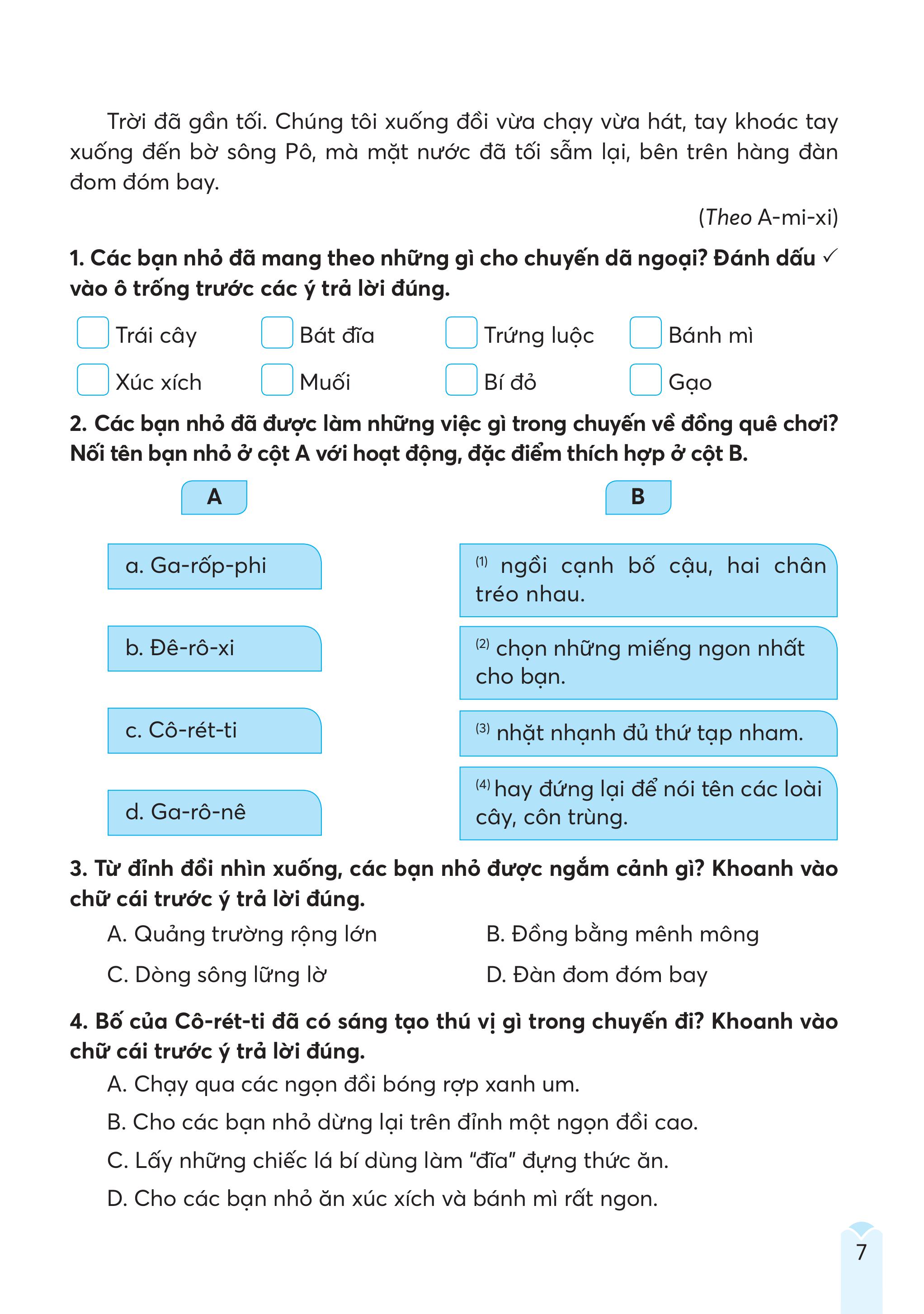 Bộ Đề Kiểm Tra, Đánh Giá Tiếng Việt 4 - Ảnh 7