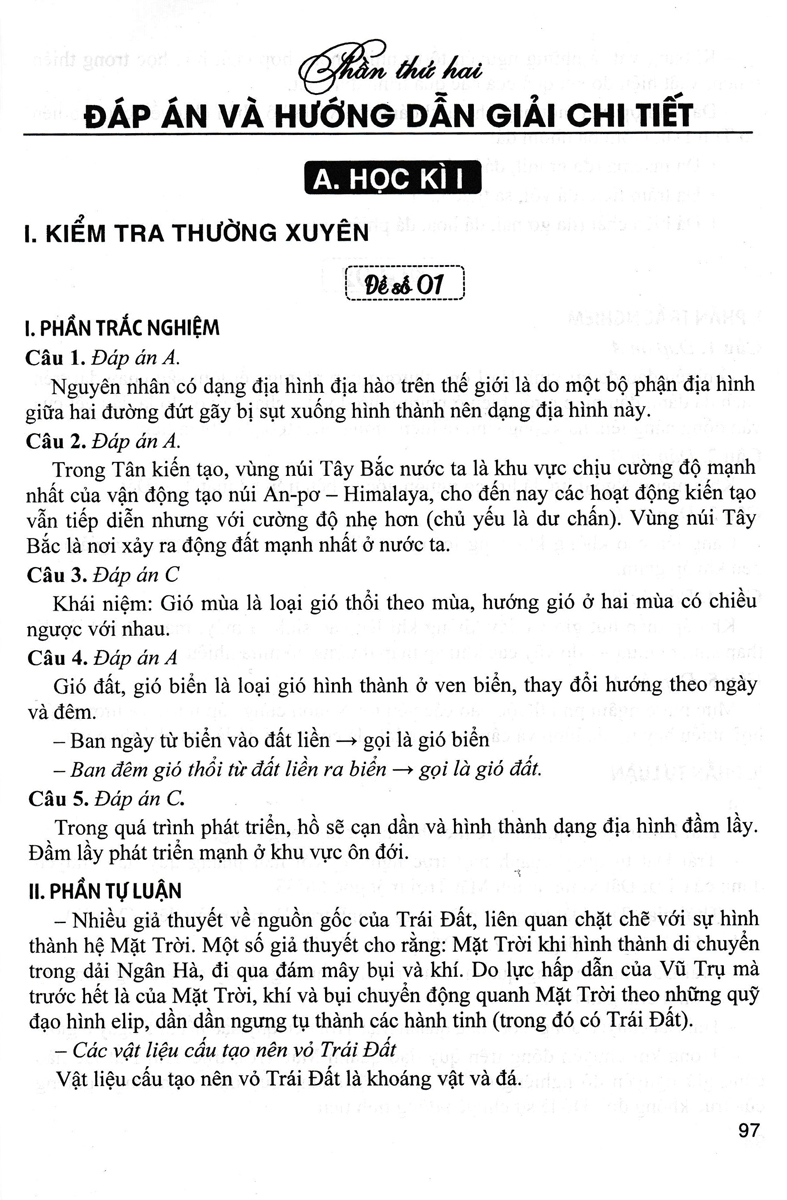 bộ đề kiểm tra địa lí 10 - Ảnh 10