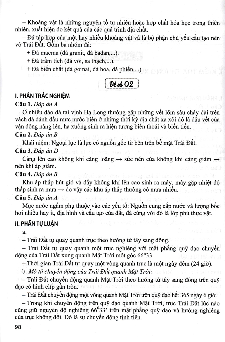 bộ đề kiểm tra địa lí 10 - Ảnh 11
