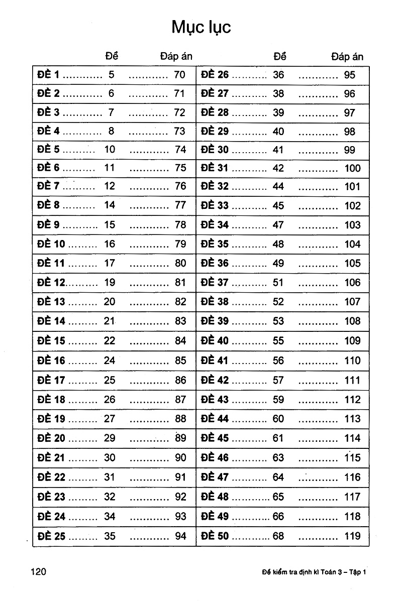 bộ đề kiểm tra định kì toán 3 - tập 1 - Ảnh 19
