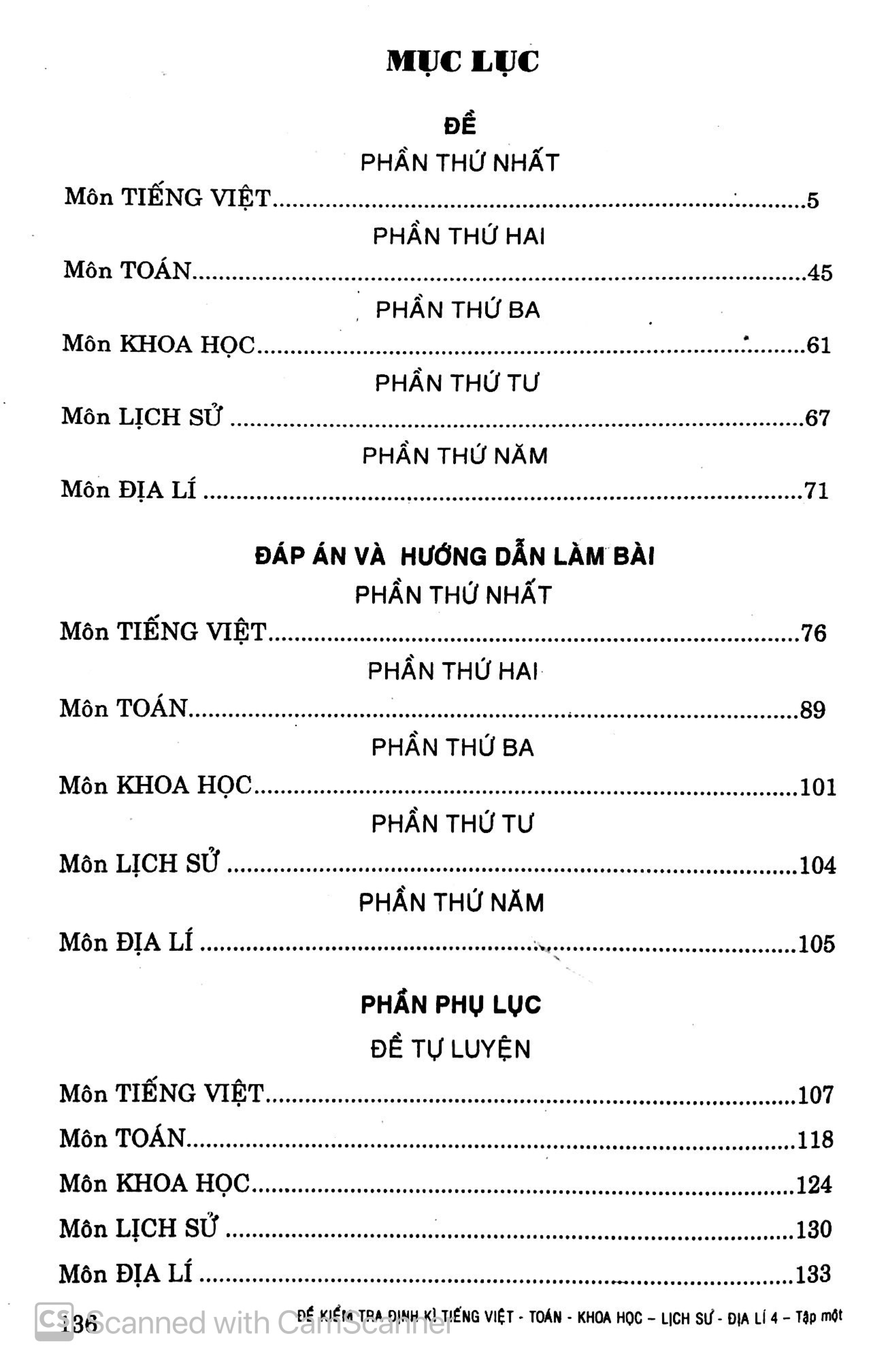 bộ đề kiểm tra định kỳ tiếng việt - toán- khoa học- lịch sử -địa lí 4 - tập 1 - Ảnh 3