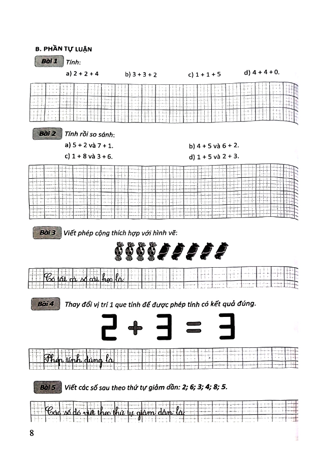 bộ đề kiểm tra môn toán - lớp 1 (kết nối) - Ảnh 7