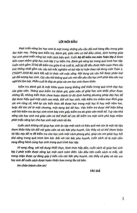 Bo De Kiem Tra Mon Toan - Lop 2 (Ket Noi) - Ảnh 2