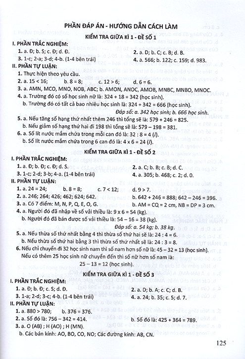 bộ đề kiểm tra môn toán - lớp 3 (kết nối) - Ảnh 6