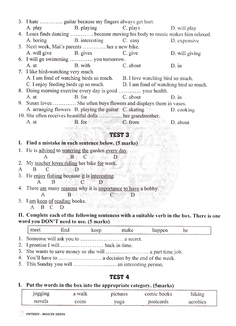 bộ đề kiểm tra tiếng anh 7 - Ảnh 4