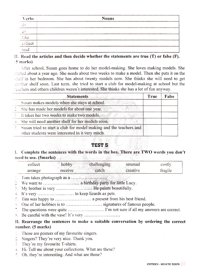 bộ đề kiểm tra tiếng anh 7 - Ảnh 5