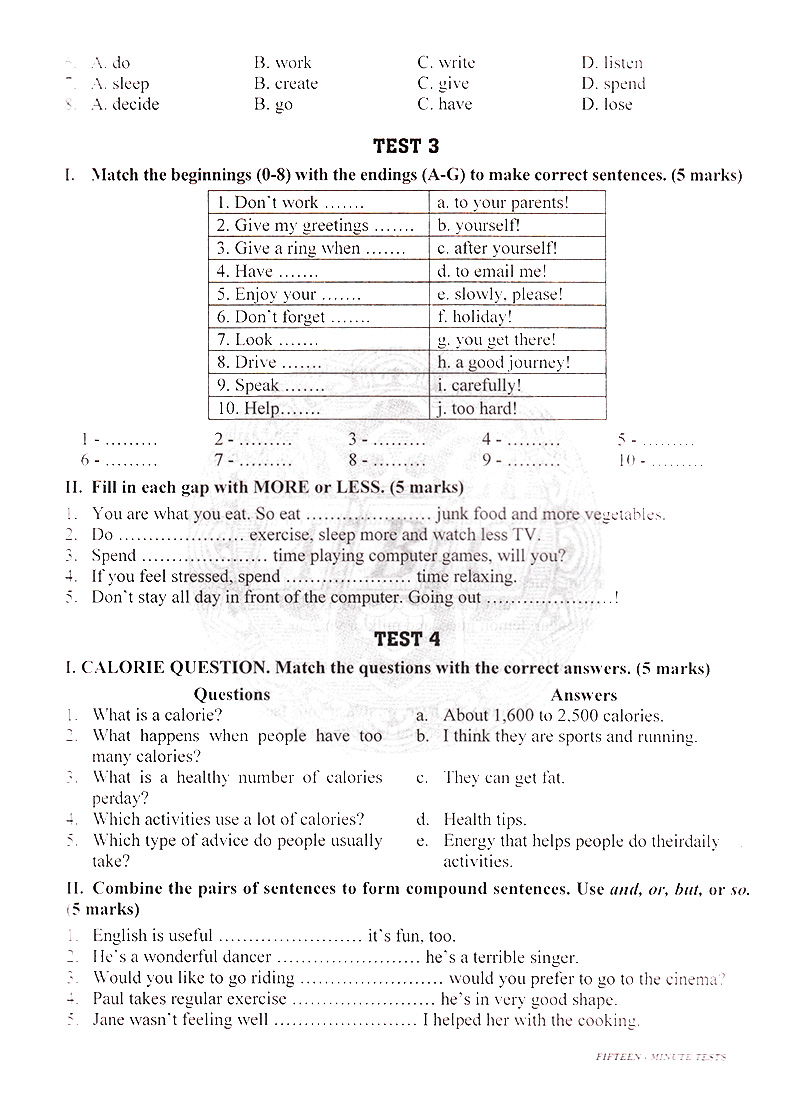 bộ đề kiểm tra tiếng anh 7 - Ảnh 7
