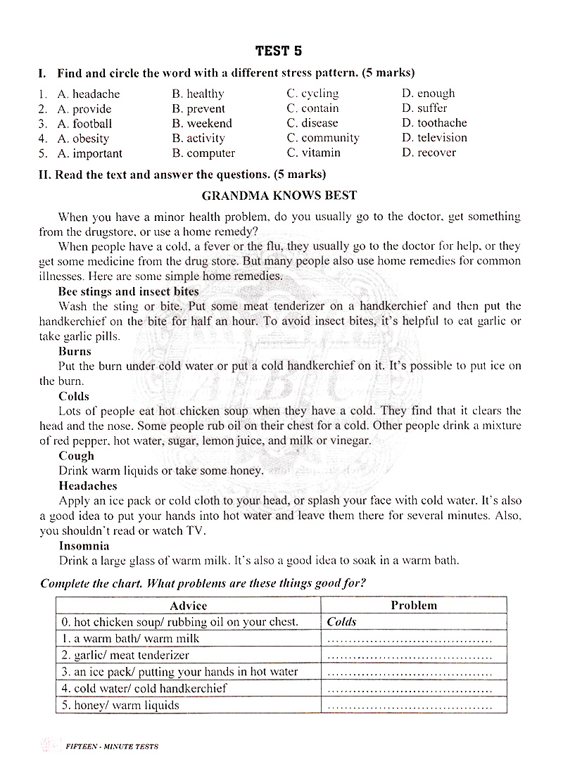 bộ đề kiểm tra tiếng anh 7 - Ảnh 8