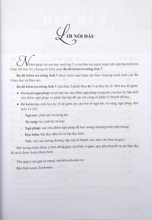 bộ đề kiểm tra tiếng anh 7 (theo chương trình mới của bộ giáo dục và đào tạo) - Ảnh 4