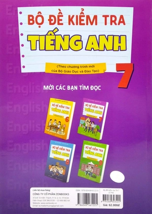bộ đề kiểm tra tiếng anh 7 (theo chương trình mới của bộ giáo dục và đào tạo) - Ảnh 6